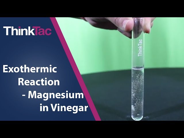 Magnesium vinegar test reaction