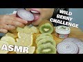 ASMR Wild BERRY EXTREME CHALLENGE *RAW ONION + LEMON + KIWI (EATING SOUNDS) | SAS-ASMR