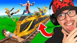 The MYTHIC *TRAIN* Challenge in Fortnite!
