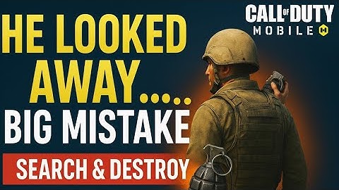 “He Looked Away… Big Mistake 💣😎 | Search & Destroy COD Mobile”