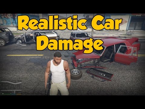 Gta 5 - Realistic Car Damage Mod Showcase