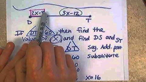 Geometry 1.5 Using the Segment Addition Postulate or a midpoint