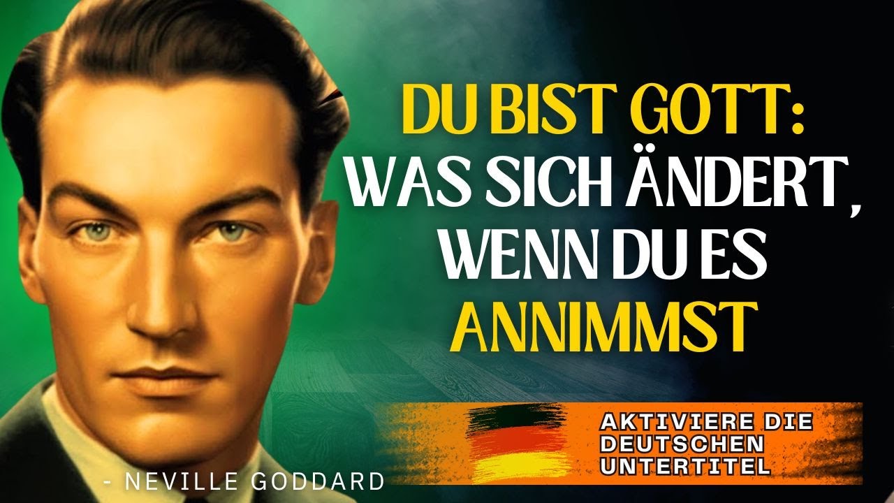 DU BIST GOTT WAS SICH IN DEINEM LEBEN ÄNDERT, WENN DU ES WIRKLICH ANERKENNST