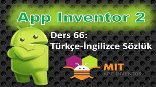 App Inventor2-Ders66-Türkçe İngilizce Sözlük Yapımı screenshot 2