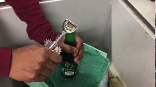 Corkscrew Ergonomics Test Bottle Opener