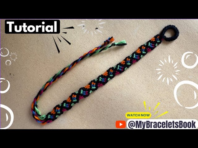 Beautiful Thread Bracelet Tutorial😍Easy DIY Pattern #192321 | Bracelet pattern#192321 #braceletbook