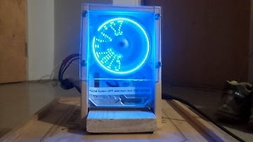 Hard Drive POV clock
