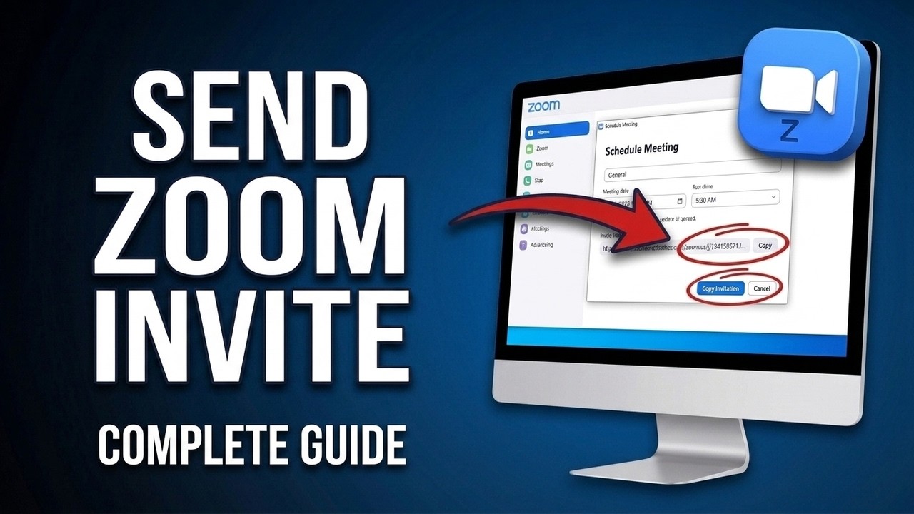 Zoom Inviotation How to Send a Zoom Invite (2026 Official Workplace 7.0 Guide) - YouTube
