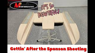 Gas RC Hydroplane Build Continues | Blazer Marine Backlash Sponson Sheeting