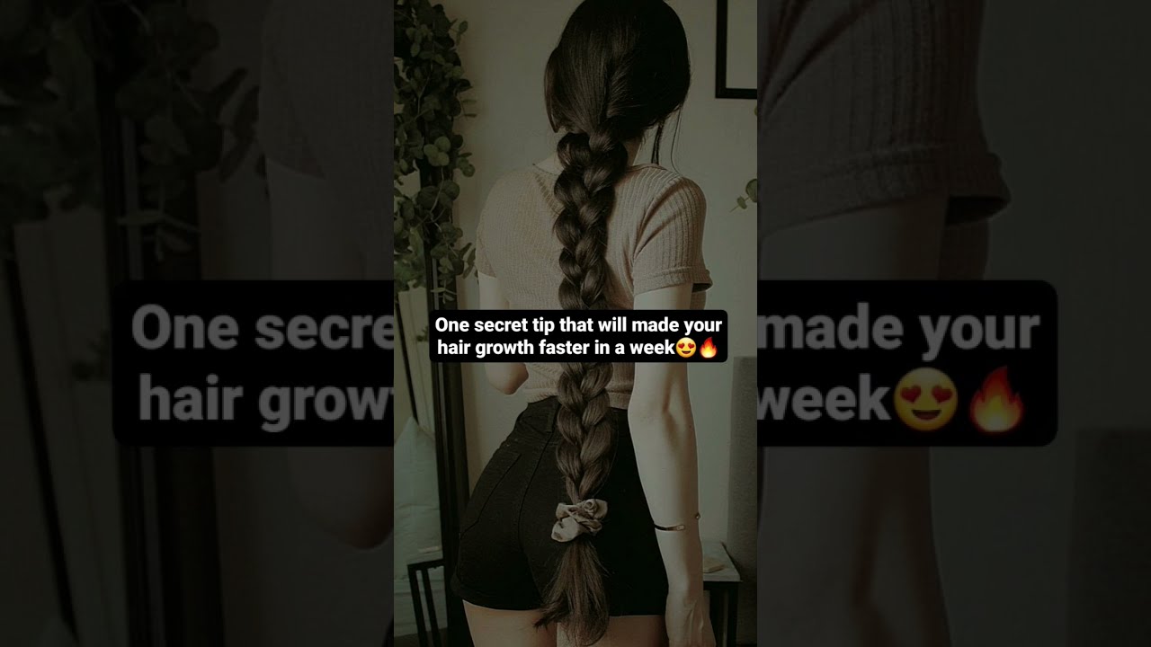 ONE SECRET TIP THAT WILL MAKE YOUR HAIR GROW FASTER OVER A WEEK Shorts Trending Haircare