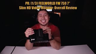 PR: (1/2) FEELWORLD FW 759 7'' Slim HD Video Monitor: Overall Review