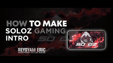 How to make Soloz Gaming Intro in Kinemaster | Kinemaster Tutorial 2020,100% working !