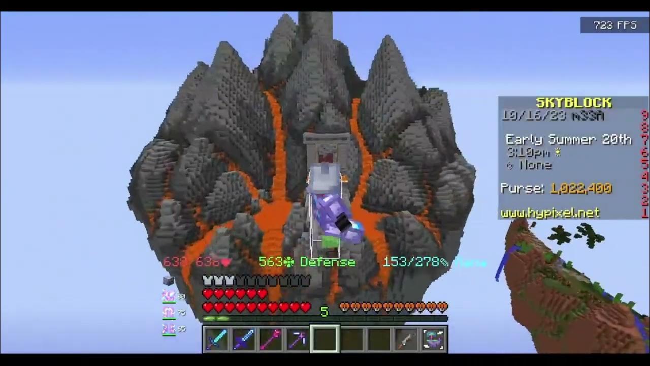 Hypixel Skyblock (Titanium Pickaxe) YouTube