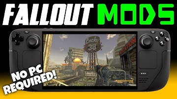 How to Mod Fallout New Vegas on Steam Deck - NO PC Required!