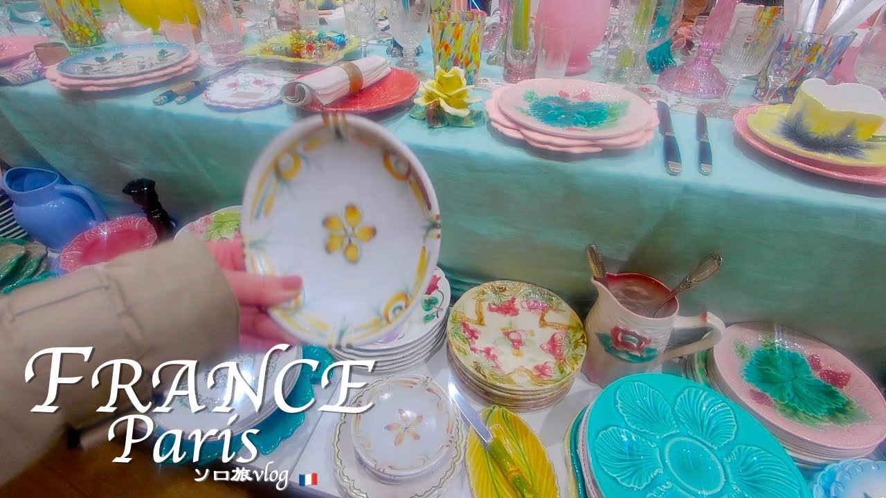 【Paris Vlog】 冬のフランス・パリ旅行 ep.6｜おんなひとり旅 ｜帰国日前日（前半）｜大好きなパッサージュ巡り｜気分が上がるパリの街並み