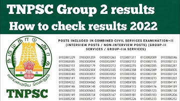 how to check group 2 results 2022