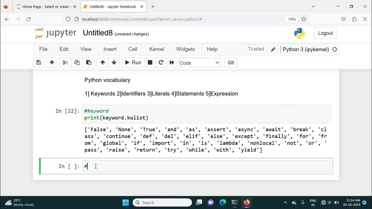 Python | Basic Vocabulary - YouTube