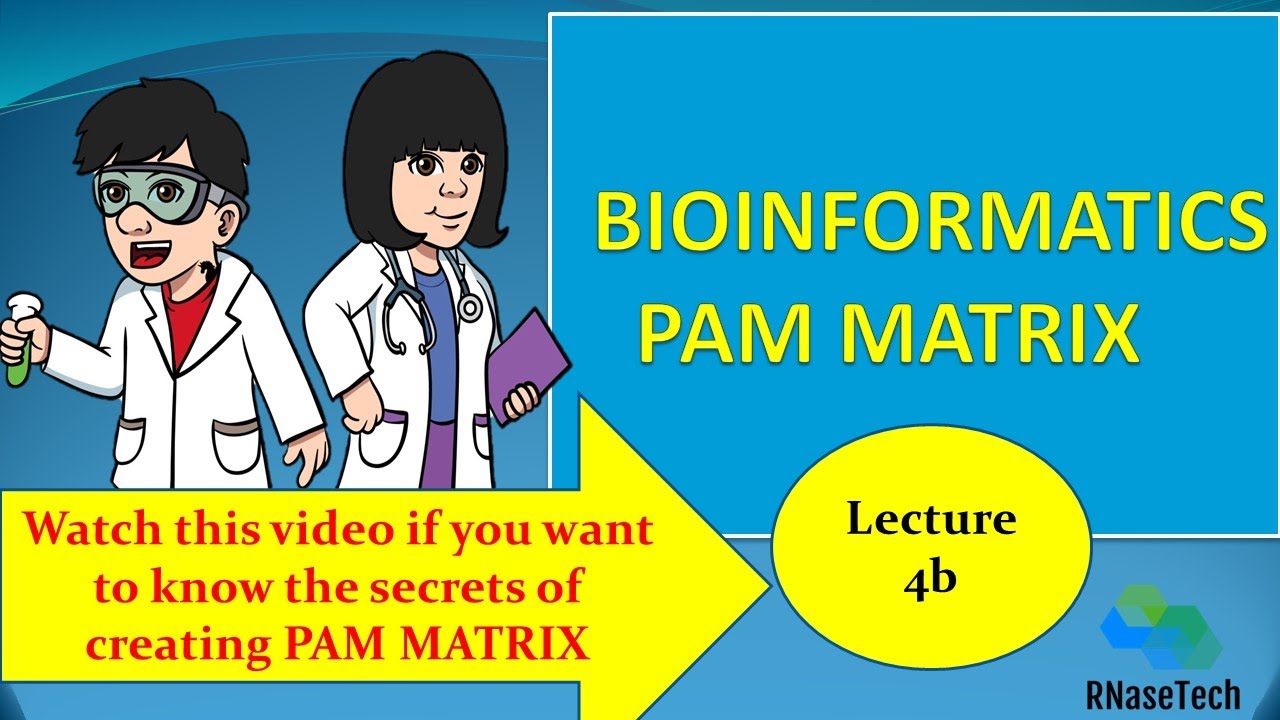 Lecture4b PAM matrixHow to create PAM substitution matrixsecrets of