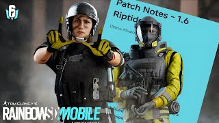 Check out the Note 1.6 patch for the new season of Rainbow Six Mobile now!!!