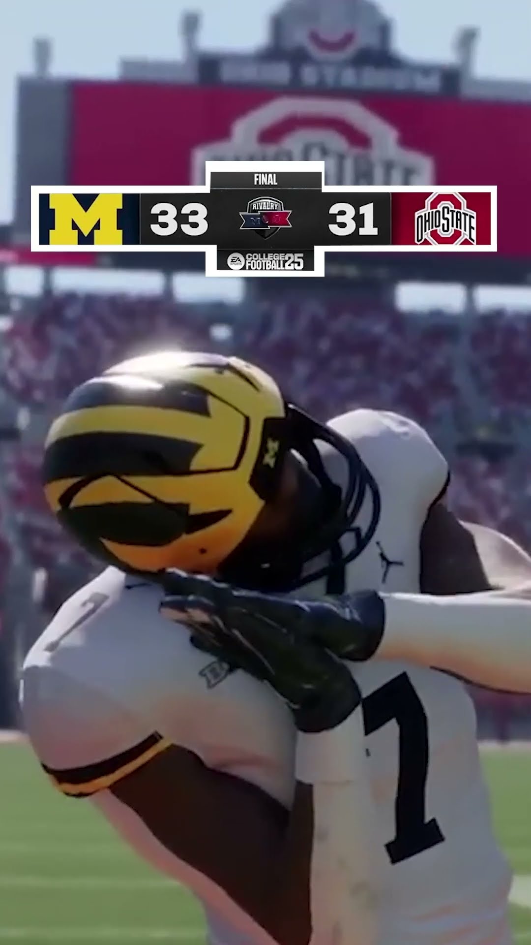 Our College Football 25 simulation predicted a Michigan win over Ohio State ? #cfb #football