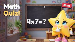 3rd Grade Math Quiz ✖️ Multiplication Practice | 30 Questions