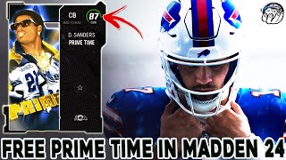 FREE PRIMETIME DEION SANDERS! DID YOU GET YOUR AKA TOKENS? | MADDEN 24 ULTIMATE TEAM