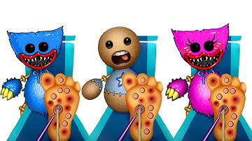 New Machines vs Huggy Wuggy vs Kissy Missy | Kick the Buddy Mod Poppy Playtime Android Gameplay