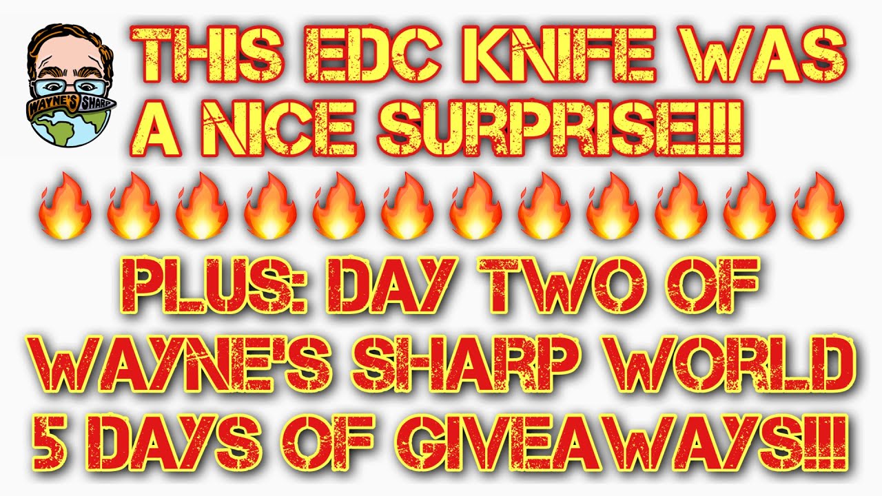 This EDC surprised me!! Plus another GAW package up for grabs!! 🔥🔥