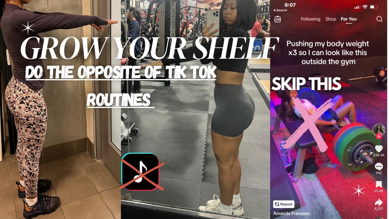 Tik Tok Is Lying To You About Glute Growth | How To Really Grow A Shelf Booty #tiktoktrend