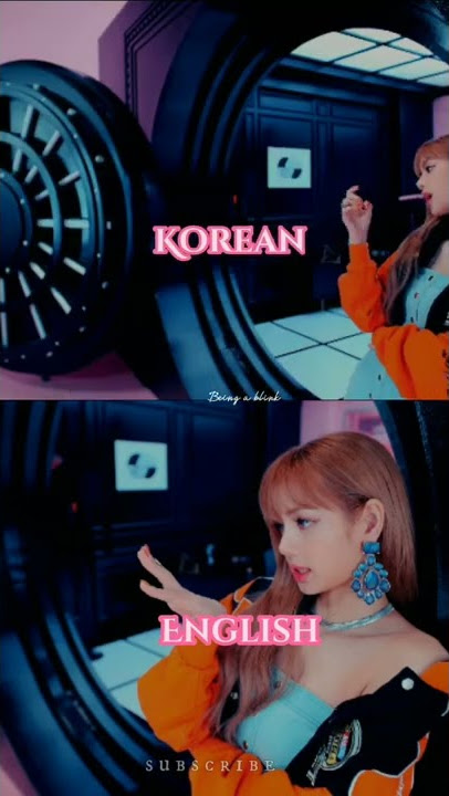 DDU-DU DDU-DU Rap in English & Korea (Lisa's part) #blackpink #tranding