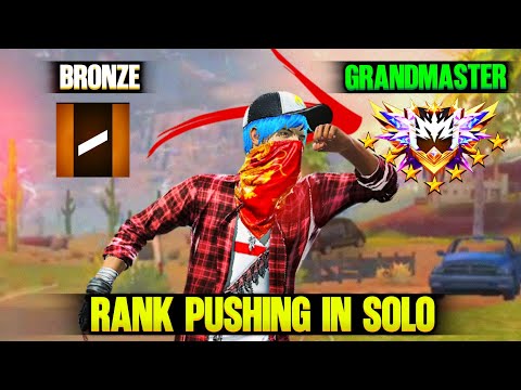 ZERO TO GRANDMASTER RANK PUSHING IN SOLO // GARENA FREE FIRE // 
