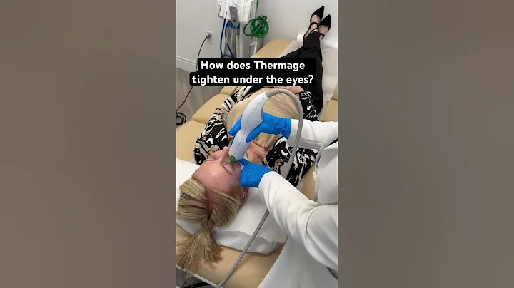THE BEST WAY TO TIGHTEN UNDER EYE WRINKLES WITHOUT SURGERY #Thermage #antiaging #over40 #over50
