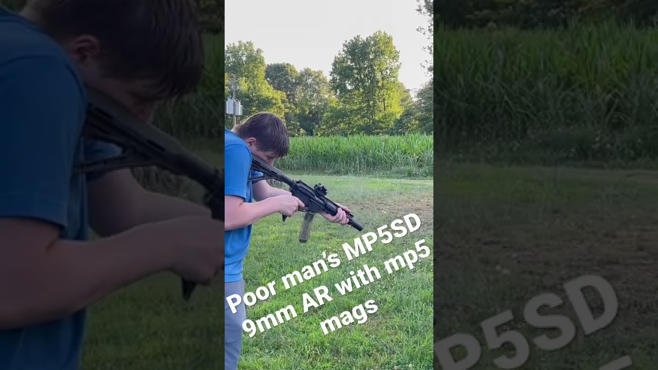 Testing out the poor man’s  MP5SD  