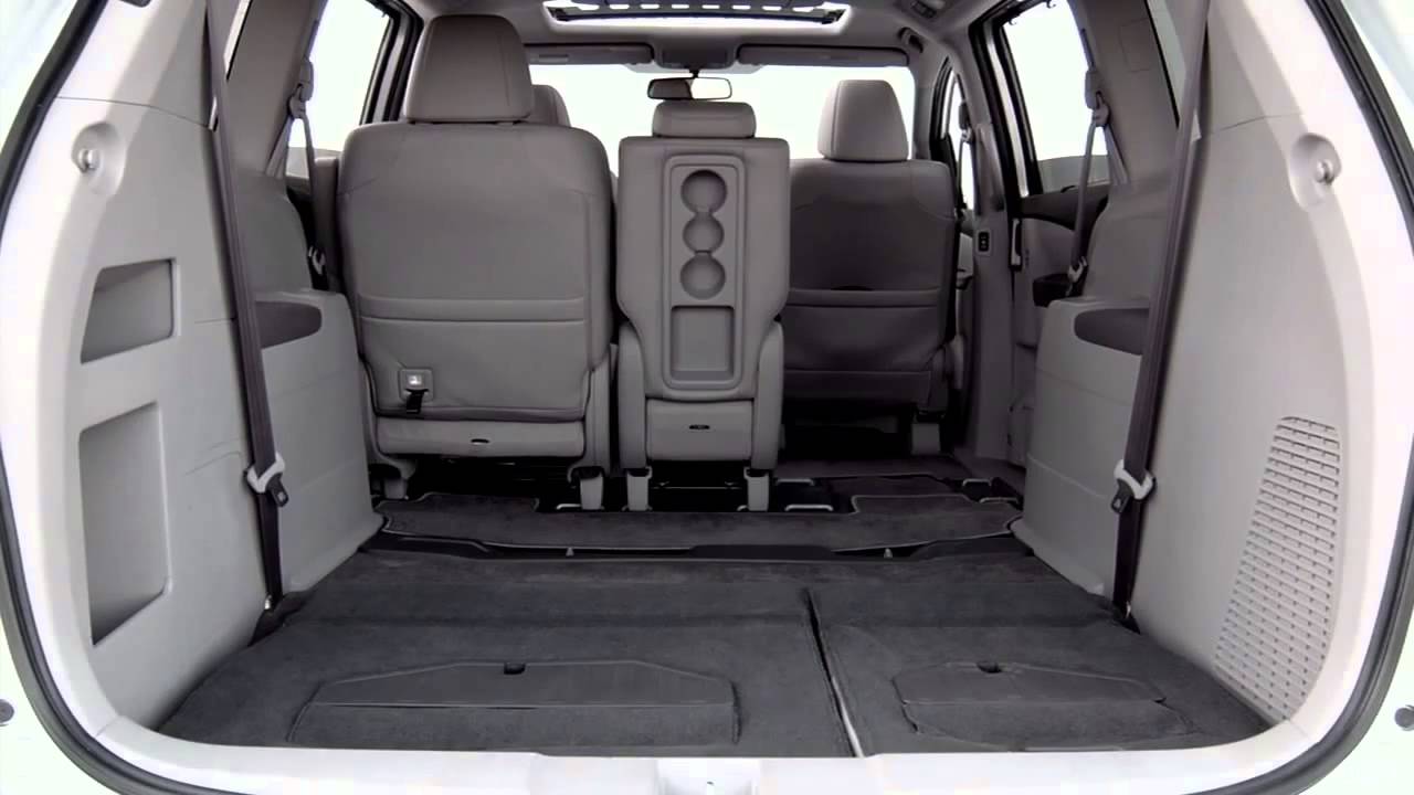 2012 Honda Odyssey Cargo Rear Seat Configurations - YouTube