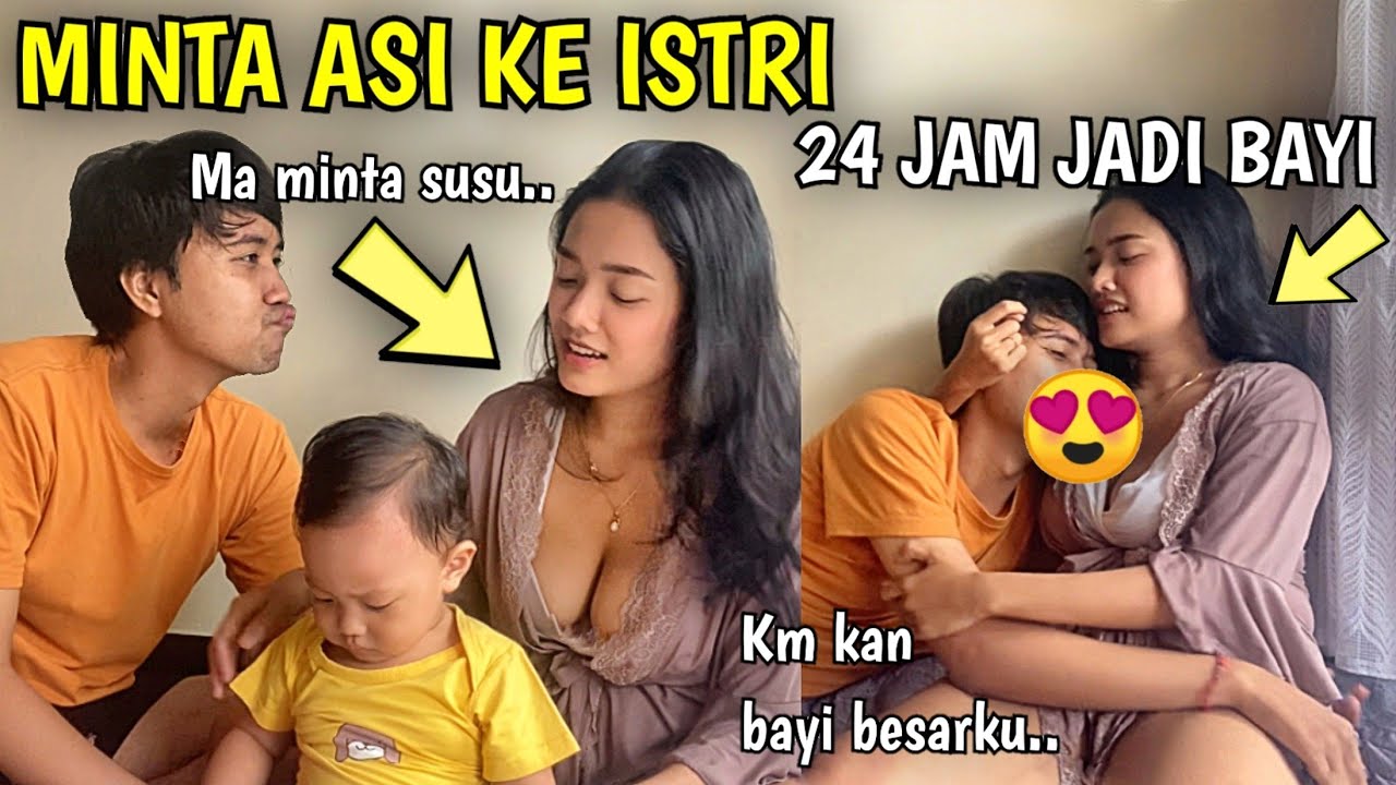 PRANK MINTA ASI KE ISTRI, 24 JAM JADI BAYI 😂