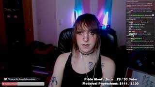 Trans Goth Girl chat n Chill [24] + 4 Player Minecraft COOP, Day 7