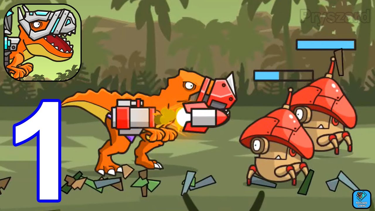 CyberDino: T-Rex vs Robots 🕹️ Jogue no CrazyGames