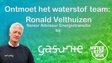 Ontmoet het waterstof team: Ronald van Gasunie