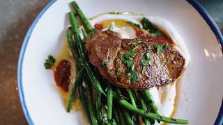 Date Night Lamb Steak Recipe || Tess Ward