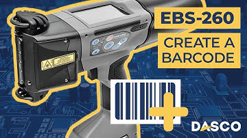 How to Create a Barcode on the EBS-260