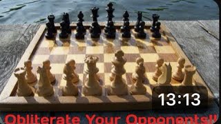 How to obliterate your opponent in chess!