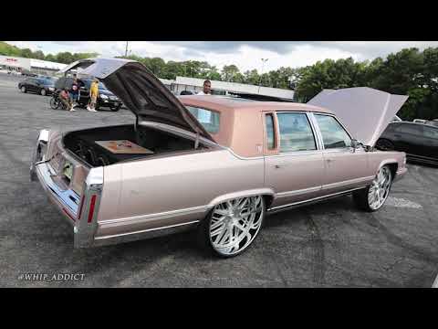 WhipAddict: 90&rsquo; Cadillac Fleetwood Brougham in Asanti 26s, Panoramic Roof, Beauty!