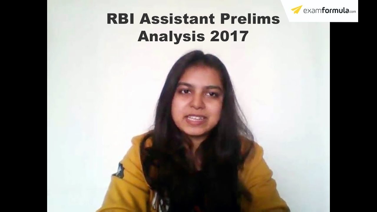 RBI Assistant 2017 (prelims) Expected result cut off