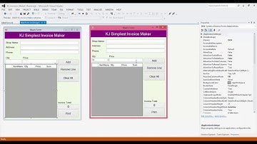How to Develop a Simplest Invoice Maker in VB.net - Video_03