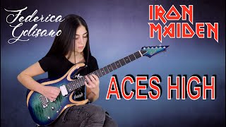 Aces High - Iron Maiden - Solo Cover by Federica Golisano  with Cort X700 Duality