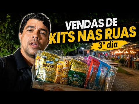 3° dia de Vendas de kits na rua. Veja dicas de como vender na rua