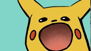 pop cat surprised pikachu face