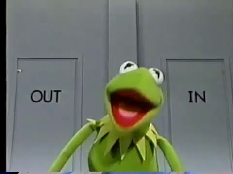 Classic Sesame Street - Kermit Explains IN & OUT