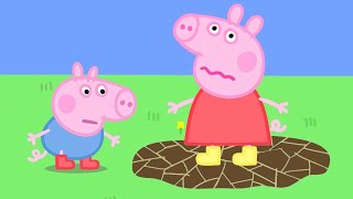 Peppa Pig English Episodes Peppa Pigs Muddle Puddle Jump