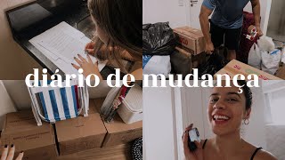 Diário de mudança, organizamos as caixas, assinamos o contrato e pegamos a chave da casa nova 🔑🥹